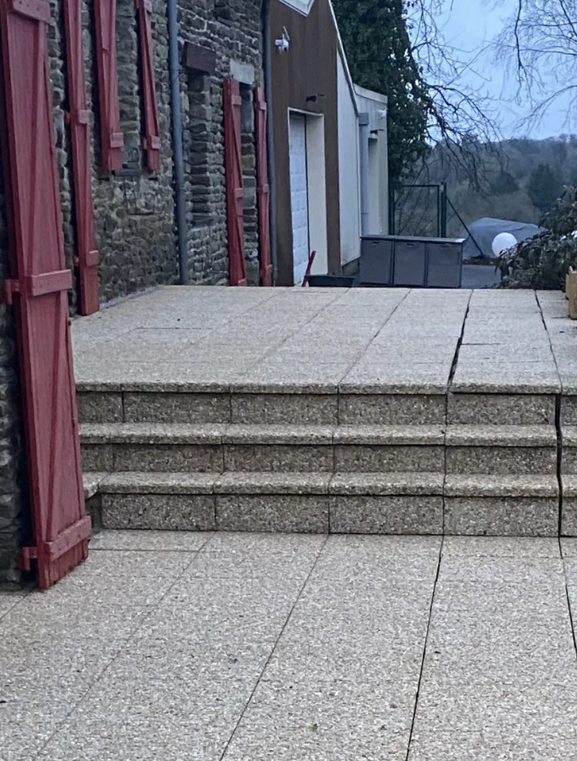 Escalier extérieur après