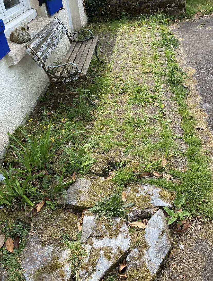 Terrasse minérale - zone 2 avant