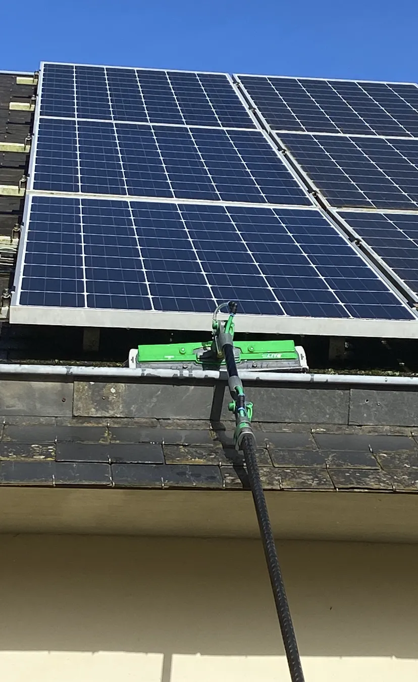 Panneaux solaires après